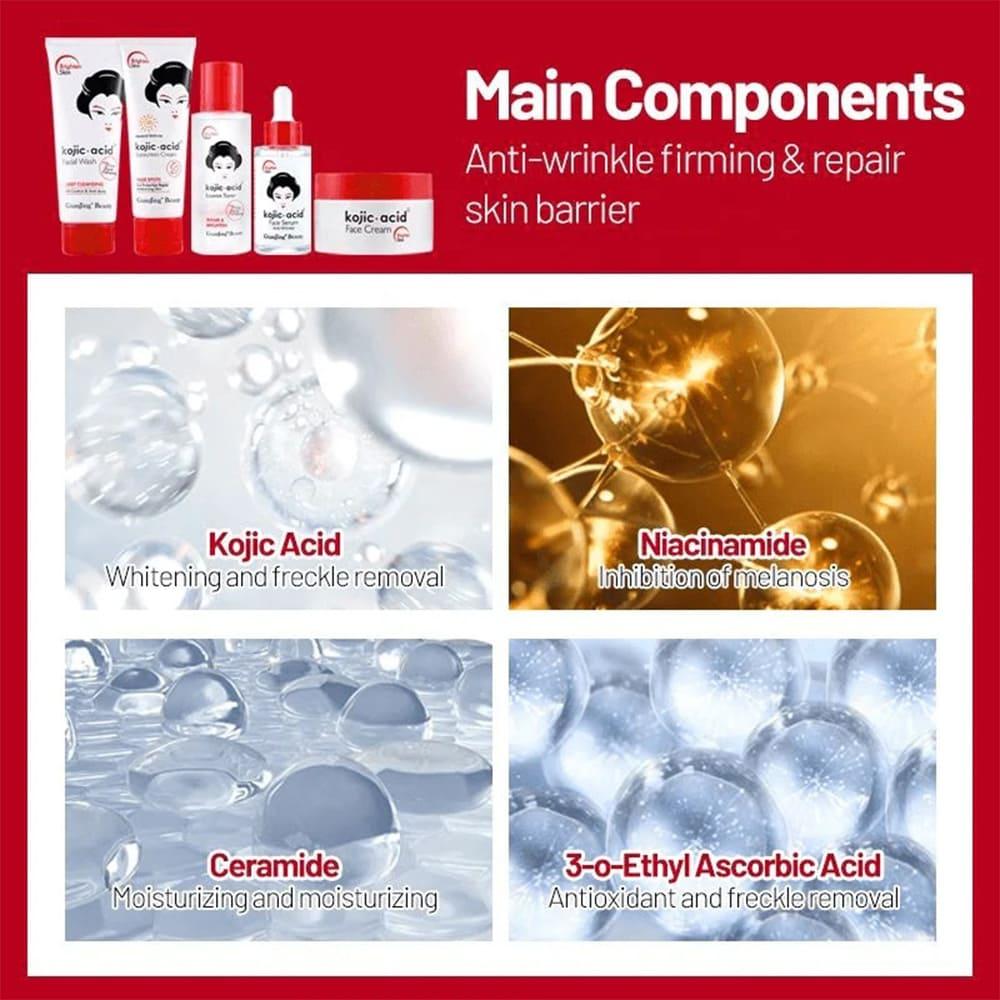 GuanJing - Kojic Acid Skin Care Set